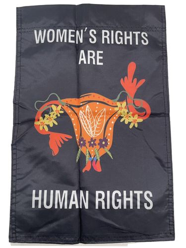 NEW Womans Rights Are Human Rights Pro-Choice Large Garden Flag ...