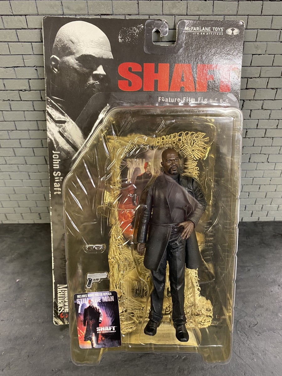 SF・ファンタジー・ホラー McFARLANE TOYS MOVIE MANIACS JOHN SHAFT McFarlane Toys 2000 Movie Maniacs Series 3 John Shaft Action