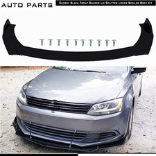 For Vw Scirocco R-line Front Bumper Lip Bod Kit Spoiler Splitter Gloss Black For Vw Scirocco R-line Front Bumper Lip Bod Kit Spoiler Splitter Gloss Black