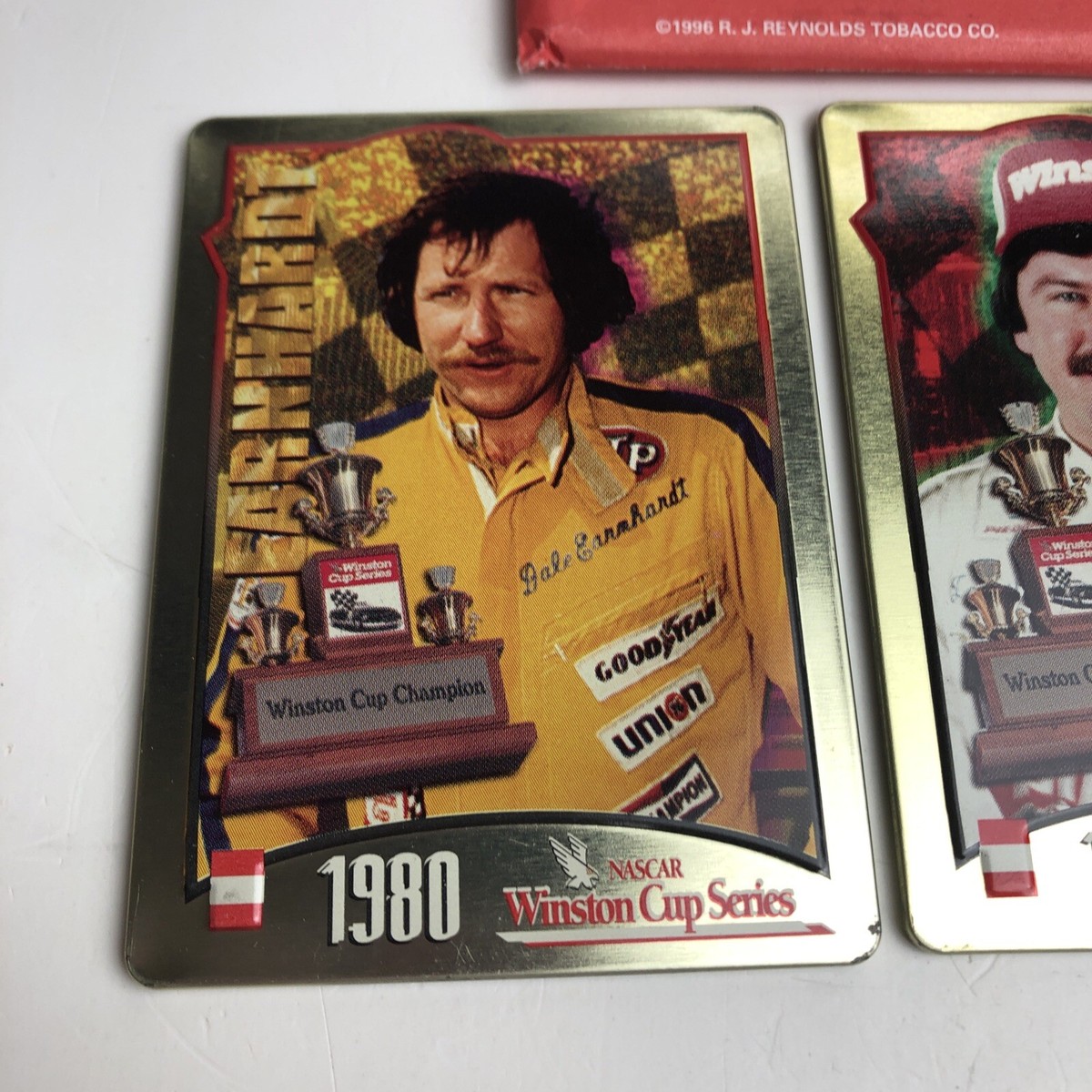 25th anniversary limited edition metal trading cards NASCAR Winston Cup Championship 25th Anniversary Limited Ed Metal Trading  Cards