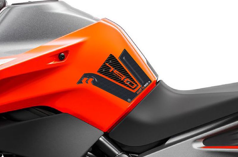 3D Tankpad Aufkleber Aus Harz Für KTM 790 Adventure – Tankschutz, Orange, Made In Italy