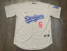 ⭐NEW LA DODGERS Freddie FREEMAN Jersey BLUE/ WHITE / GRAY #5 STITCHED MLB USA