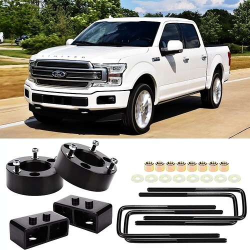 2.5" Front 1.5" Rear Leveling Lift Kit Fits Ford F-150 2004-2020 2WD F150 - Picture 4 of 10