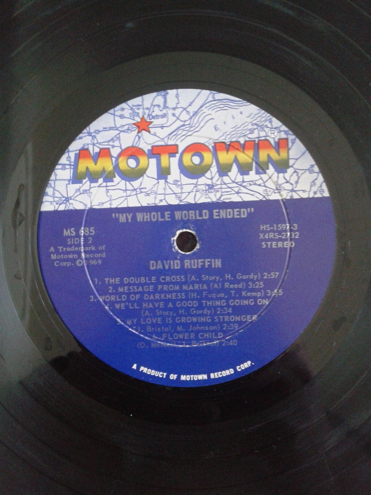 David Ruffin – My Whole World Ended / LP US MS 685 | eBay