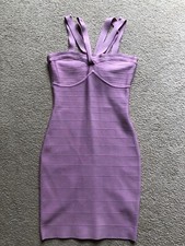 NWT GUESS By Marciano Clementine Halter Bandage Dress Lavender Size Small S New