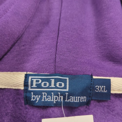 VTG Polo Ralph Lauren Hoodie Patches #3 Made In USA Size 3X NWT SEE MEASUREMENT - Picture 3 of 12