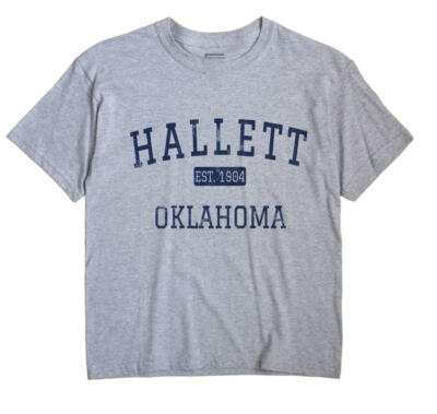 Hallett Oklahoma OK T-Shirt EST