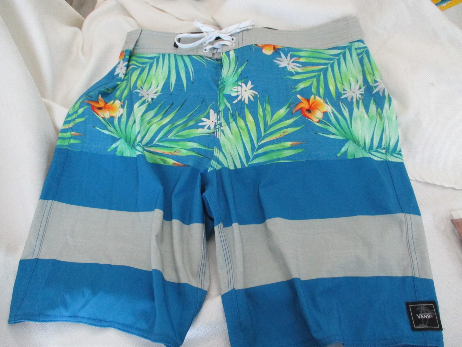 swim trunks mens swim bathing suit fish fishing VANS … Gem