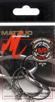 100 Ami Da Pesca Matzuo Neri 2/0 - Modello Live Bait O'Shaughnessy - Foto 3
