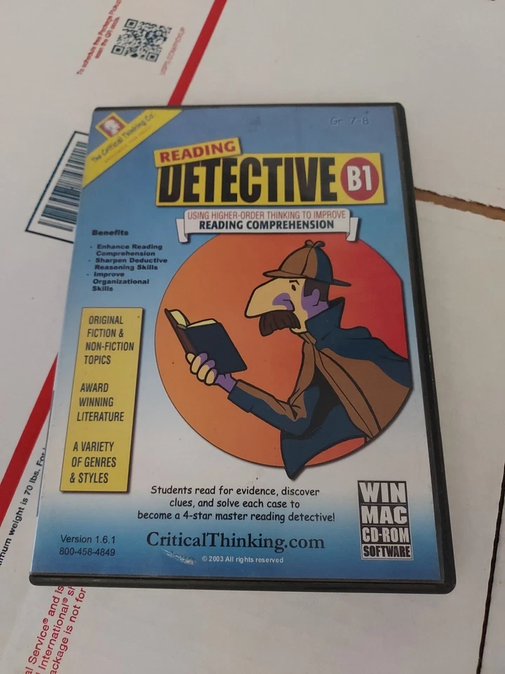 New Math Detective A1 Thinking Reading Writing Mathematics CD-Rom Grades 5-6#191 - Image 3 of 4