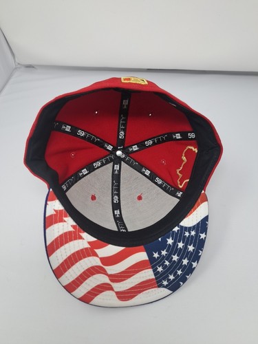 Los Angeles Dodgers Americana parche New Era gorra ajustada talla 8. Envío gratis - Imagen 7 de 11