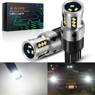 2X LED Backup Reverse Light Bulbs Back Up Super Bright White 7440 7443 7444 W21W