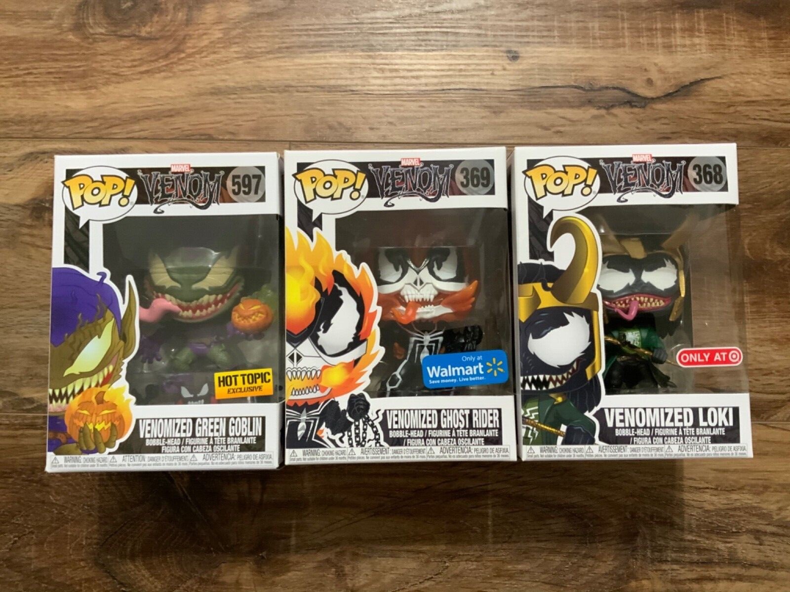 Marvel Venomized Funko Pop Lot 