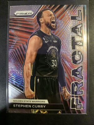 STEPHEN CURRY 2023-24 PANINI PRIZM FRACTAL SP #1 WARRIORS FREE 