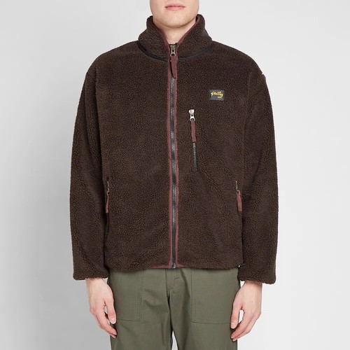 Stan Ray High Pile Fleece Jacket, Olive 