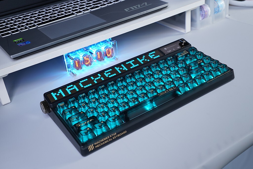 New Machenike KT68 Pro Smart Screen Mechanical Gaming Keyboard