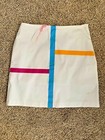 NUEVO con etiquetas ~ Talla mediana ~ 100% por niñas Golf Skort ~ Blanco ~ $ 105 Minorista