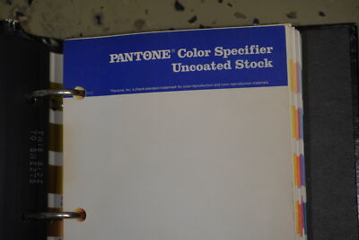Pantone Color Specifier Tint Selector 1982 1983 Binder Books | eBay