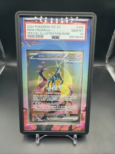 2024 Pokemon S&V Temporal Forces IRON CROWN ex SIR #206/162 PSA 10