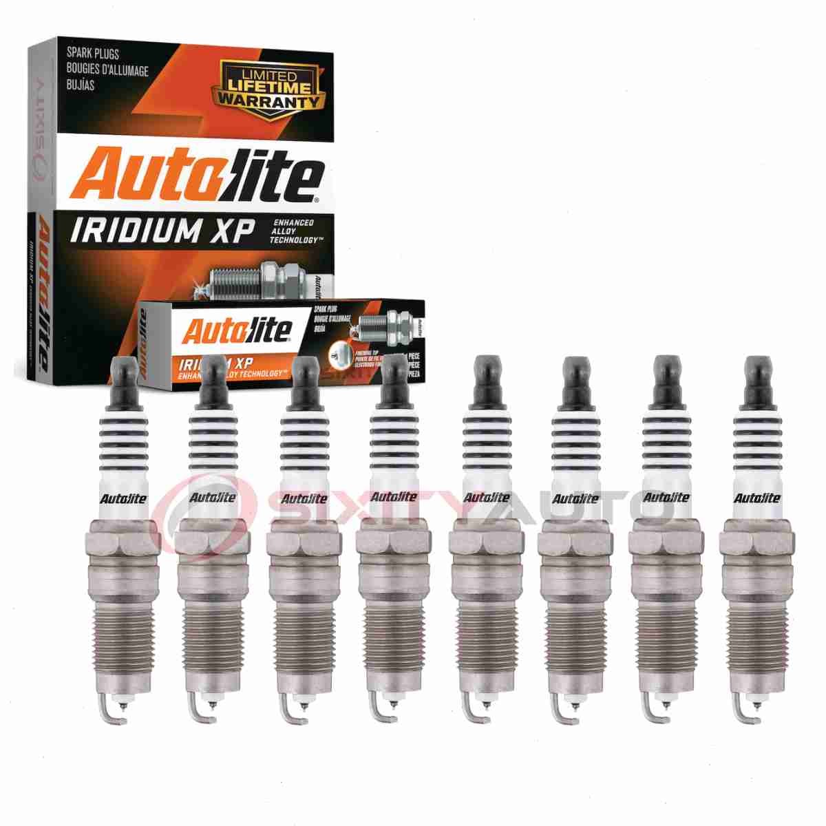 8 pc Autolite Iridium XP Spark Plugs for 1986 Ford LTD 5.0L V8 Ignition bf