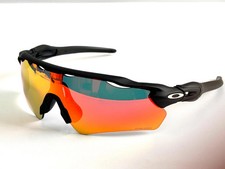 Oakley Radar EV Patn Sunglasses Black Frame Orange Prizm Lenses OO9208