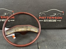 1979 Lincoln Continental Steering Wheel Dark Red Tf