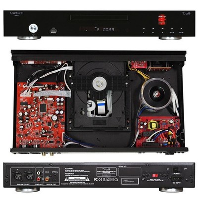 Highend CD Player Advance Paris X-CD 9 wie neu, Röhrenvorstufe, Fernbedienung