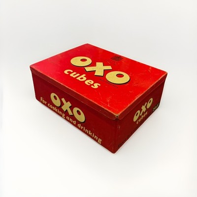 OXO WÜRFEL METALL Dose SAMMLERSTÜCK VINTAGE Retro SAMMLERSTÜCK  