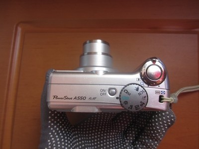 Canon PowerShot A550 Digital Camera 7.1Mp 4x+Card Retro Vintage