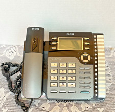 RCA VISYS 25204RE1-A 2-Line Corded Business Phone w/ Clear Stand