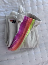 Aviator Nation Neon Pink Five Striped Sweatpants Size XS