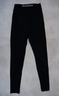 Balenciaga Womens Pannelled Skinny Leggings Pants Size 36 Uk 8 Black Logo Waist