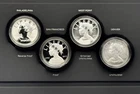 2017 American Liberty 225th Anniversary 1 oz .999 Fine Silver Four-Medal Set OGP