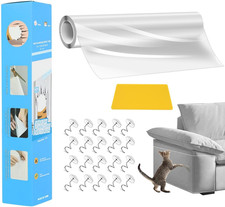 Cat Scratch Furniture Protector, 11.8"X196.8" Couch Protector from Cat Claws Cat