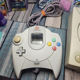 White Sega Dreamcast Console System with OEM Controller & Sonic Adventure WORKS!