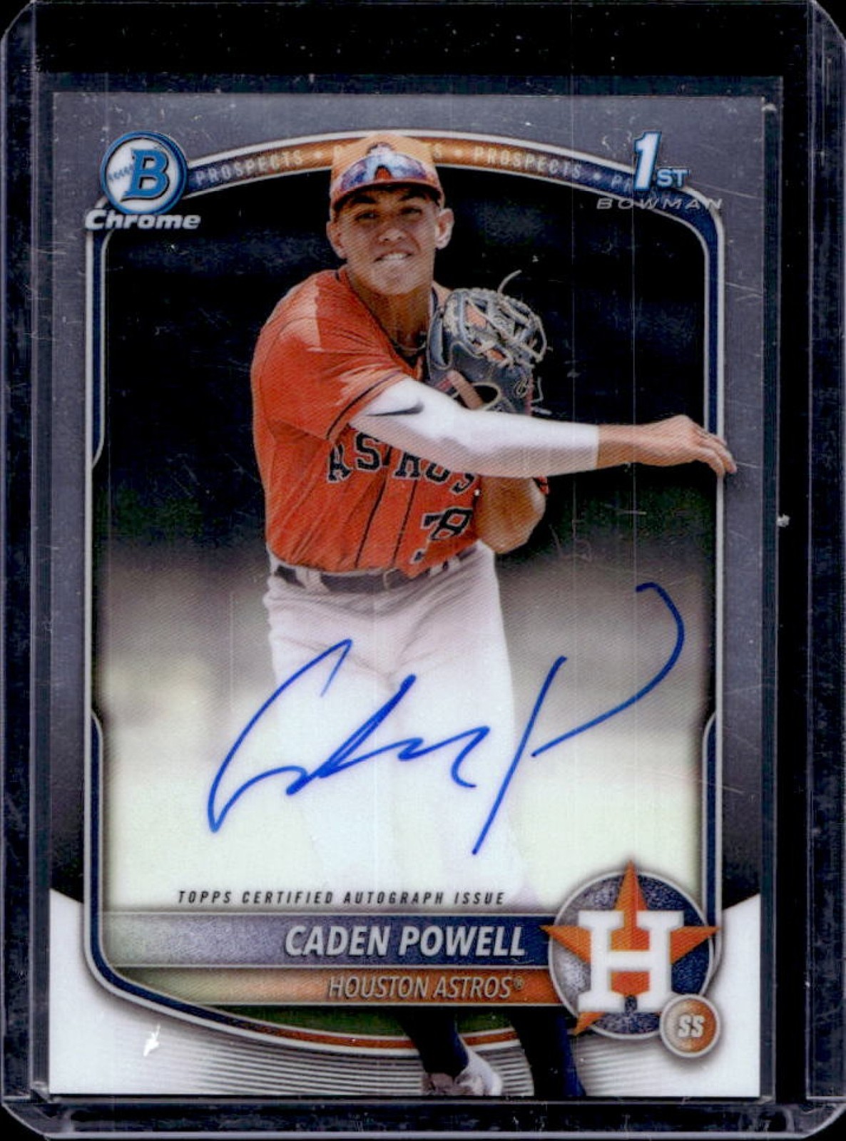 2025 Bowman Chrome Caden Powell Auto 1st #CPA-CPO Astros