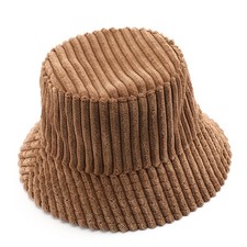 2Pcs Cappelli Benna In Velluto Corduroy Multicolore Regolabile Stile Fisherman