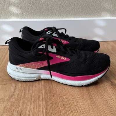 Brooks Trace 3 Sneakers Black Pink Women s 10