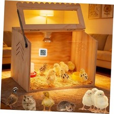 Small Brooder Box for Chicks, Chick Brooder Box, 5-8 15.75"L x 11.8"W x 11.8"H
