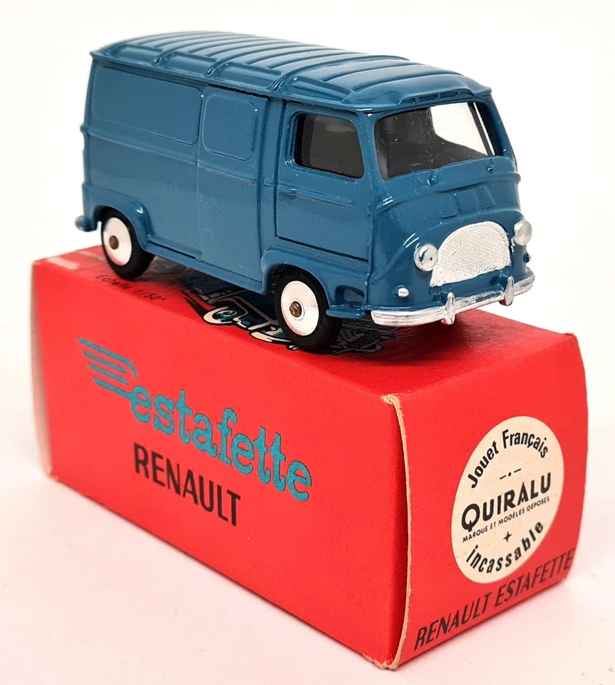Quiralu 1/50 Renault Estafette Blue Panel Van Re issue Diecast Model Truck - Image 3 of 4