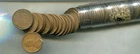 1921 S LINCOLN HEAD PENNY 50 COIN ROLL VG - FINE 8417T