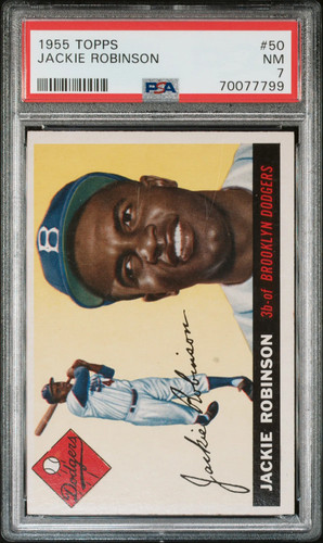 1955 Topps Jackie Robinson #50 PSA 7