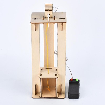 DIY Model Electric Lift Innovation Aufzug Für Kids Science Technology Toys