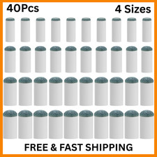 40Pcs Slip On Pool Cue Tips Replacement Kit, 4 Sizes Upgrade Pool Stick Tips
