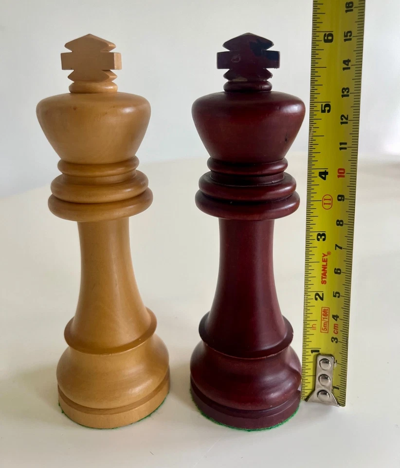 Mammut 6,1" Staunton nur Schachfiguren - Bild 3 von 4