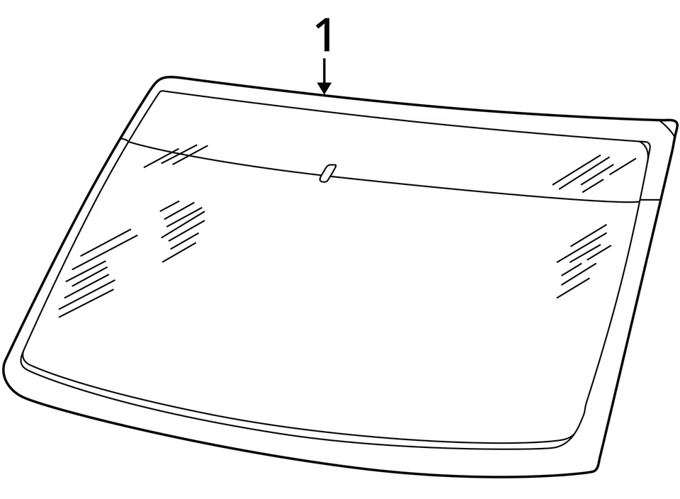 (LOCAL PICKUP ONLY) Windshield Glass Sport Trac Fits 95-05 EXPLORER 4265090 - Image 3 of 3