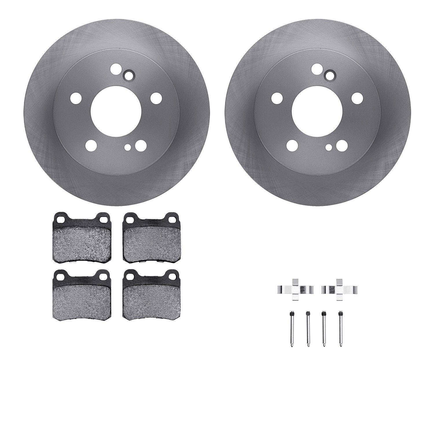 Dynamic Friction 6512-63227 Disc Brake Kit For 84-89 Mercedes-Benz 190D 190E