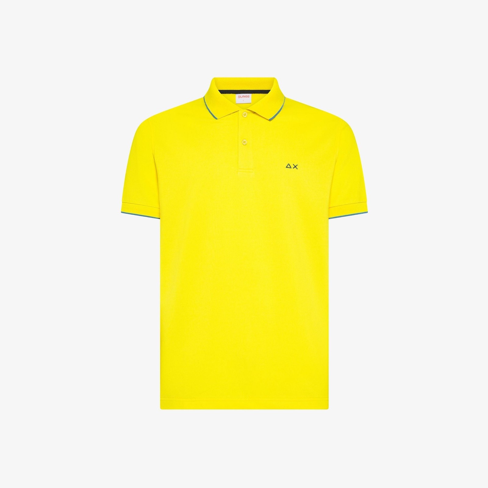Polo SUN68 with Contrast Details A36111 image 6