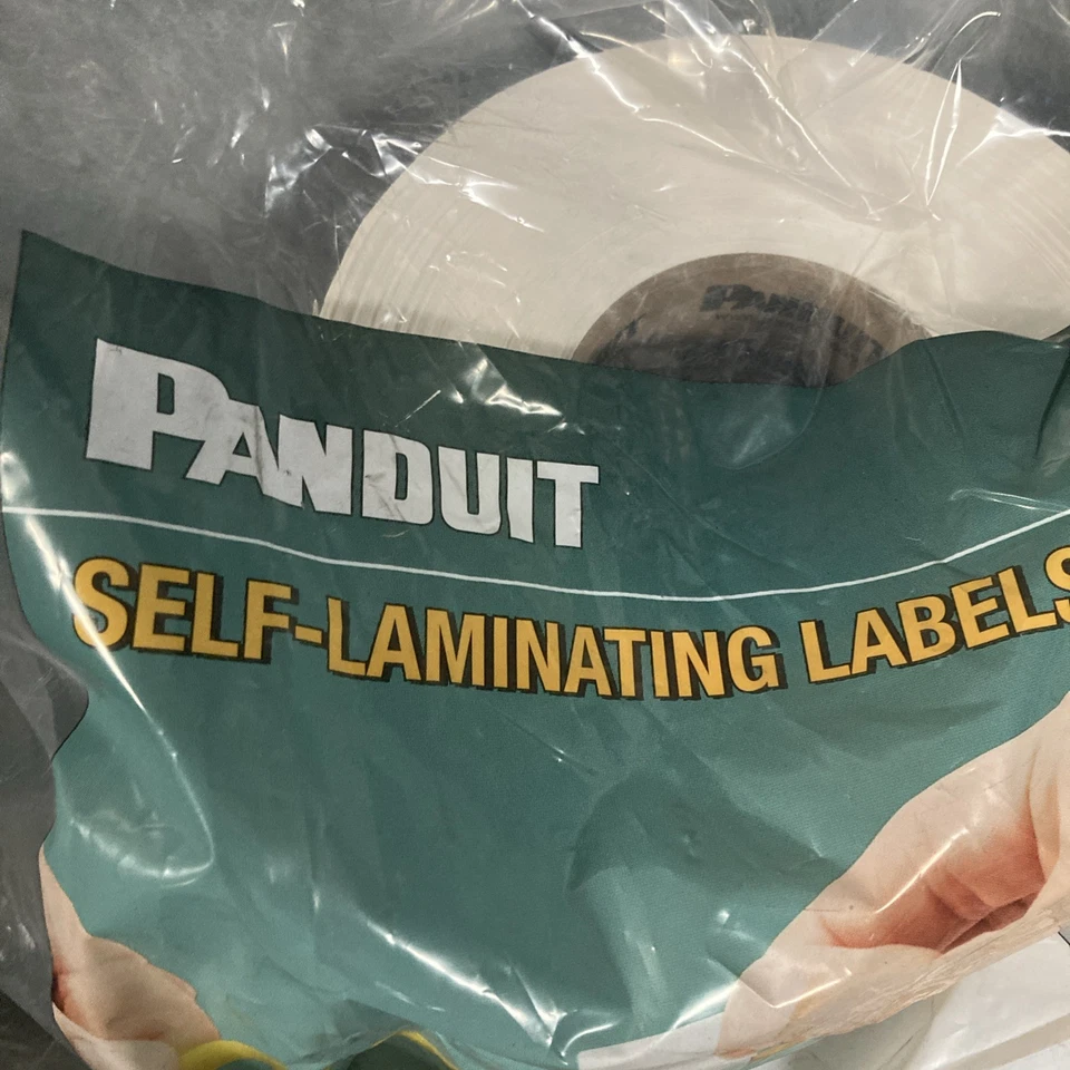 3 Rls Panduit S200X650VATY Self Laminating Label Therm Transfer Vinyl White New - Image 3 of 3