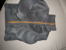 Columbia Gray Fleece Full Zip Jacket Baby Size XS 4-5T